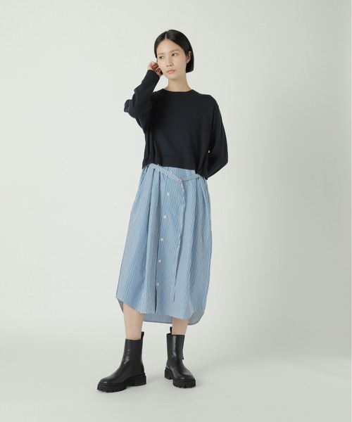 zucca☆ニットドッキングジャージィー ZUCCa（ズッカ） 【値下げ】ZUCCA チェックドッキングジャージィー