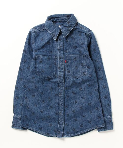 「Levi's」 長袖シャツ X-SMALL ブラック レディース_画像2