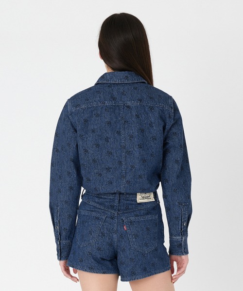 「Levi's」 長袖シャツ X-SMALL ブラック レディース_画像4