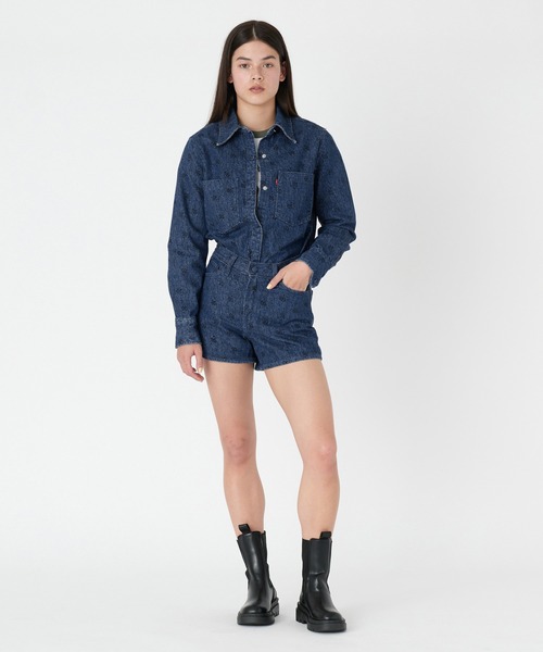 「Levi's」 長袖シャツ X-SMALL ブラック レディース_画像5