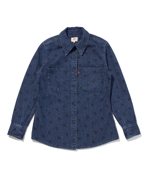 「Levi's」 長袖シャツ X-SMALL ブラック レディース_画像9