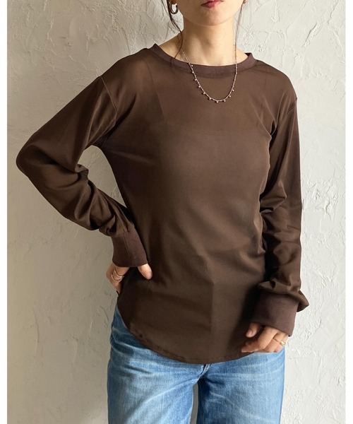 She's Closet ヘンリーネック uvカット tシャツ 2way 長袖 ヘンリー