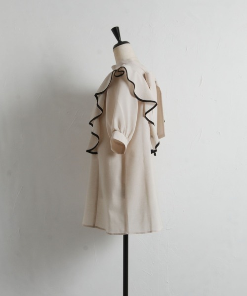 「tocco closet」 半袖ブラウス M ブラック レディース_画像5