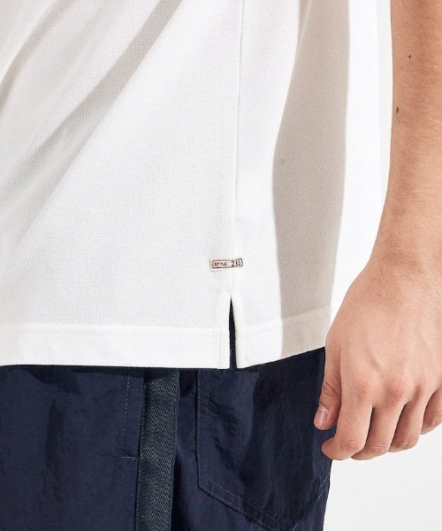 「penguin BY MUNSINGWEAR」 半袖ポロシャツ M ホワイト メンズ_画像8