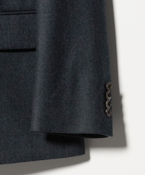 6 ジャケット テーラードジャケット 「6(ROKU)」フラノ グレー