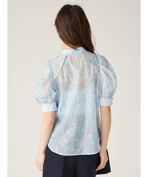 「LILY BROWN」 半袖ブラウス ONE SIZE ホワイト レディース_画像8