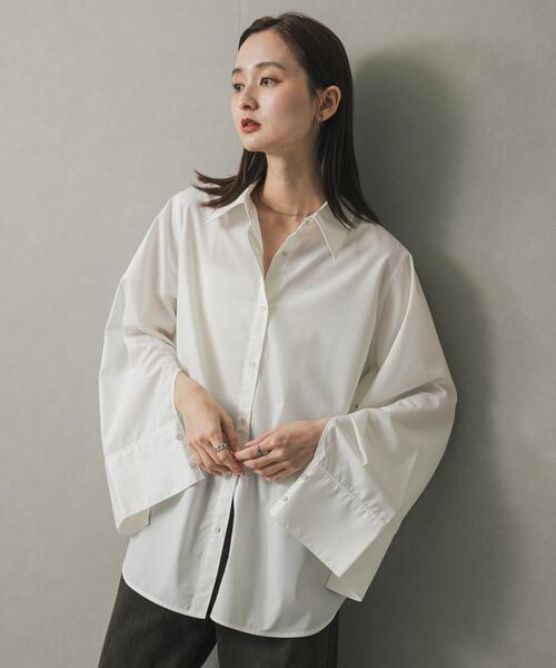 SENSE OF PLACE by URBAN RESEARCH ブラウス シャツ スリットスリーブ