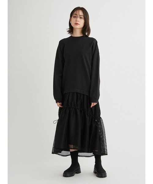 emmi ドッキングワンピース 0 ブラック レディース : ZOZOTOWN Yahoo