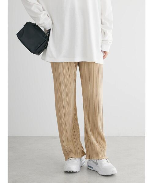 「Sugar spoon」 イージーパンツ FREE グレイッシュベージュ レディース_画像3