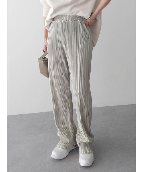 「Sugar spoon」 イージーパンツ FREE グレイッシュベージュ レディース_画像4