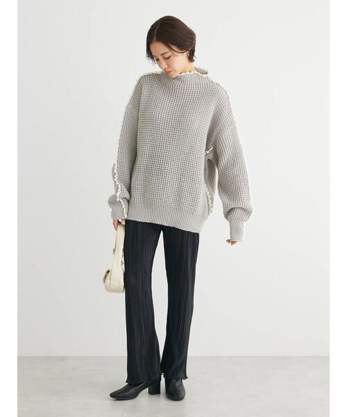 「Sugar spoon」 イージーパンツ FREE グレイッシュベージュ レディース_画像5