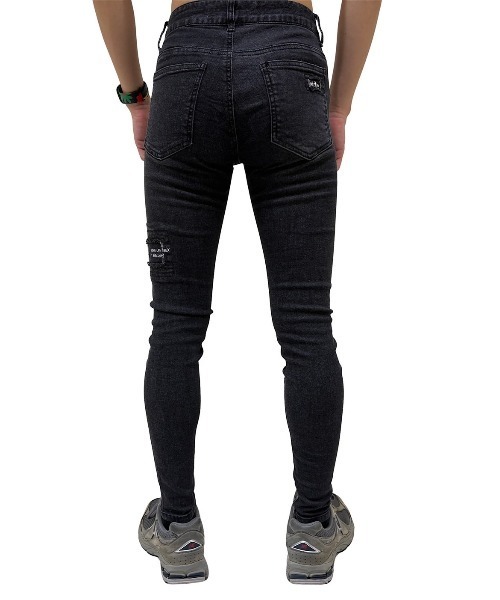 Cook jeans（クックジーンズ） ジーンズ メッセージプリント 切替