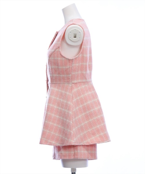 clear チュニック ツイードチュニック＆ショートパンツセット「大人