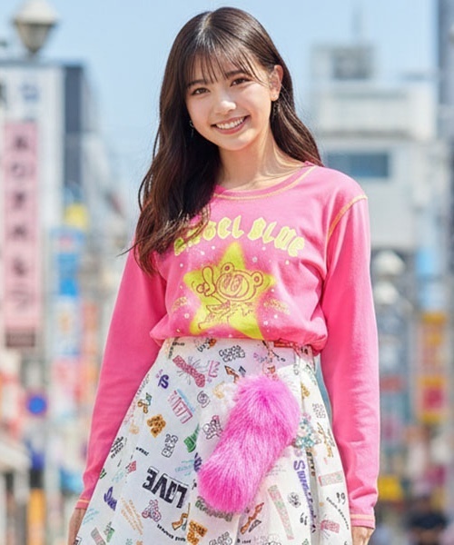 TOYウェア tシャツ 「エンジェルブルー」ナカムラくんロックプリントT