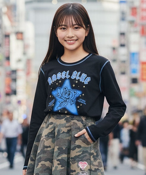 TOYウェア tシャツ 「エンジェルブルー」ナカムラくんロックプリントT