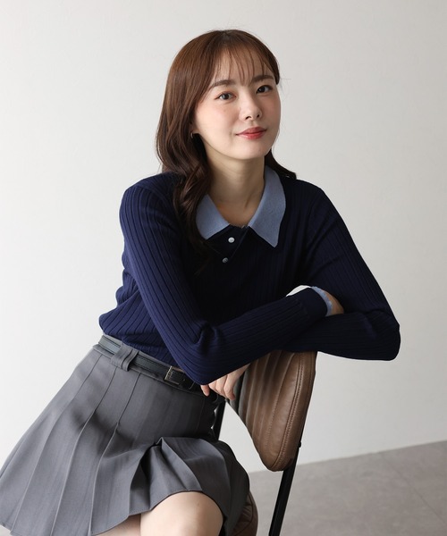 BLUEEAST（ブルーイースト） ニット セーター 「新色追加」シャツ