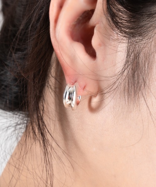 【極美品】JENNY BIRD ジェニーバード フープピアス シルバー JENNYBIRD（ジェニーバード） ピアス 「JENNY BIRD/ジェニーバード