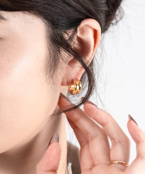 【未使用】JENNY BIRD ジェニーバード フープピアス ゴールド 保存袋付 JENNYBIRD（ジェニーバード） ピアス 「JENNY BIRD/ジェニーバード