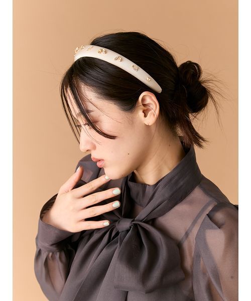 LILY BROWN（リリーブラウン） Lilywingビジューカチューシャ