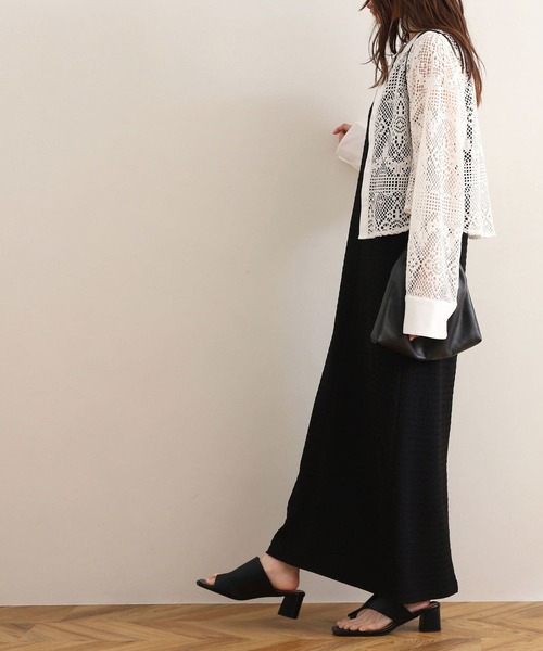 「NOAHL」 ノースリーブワンピース M ブラウン レディース_画像2