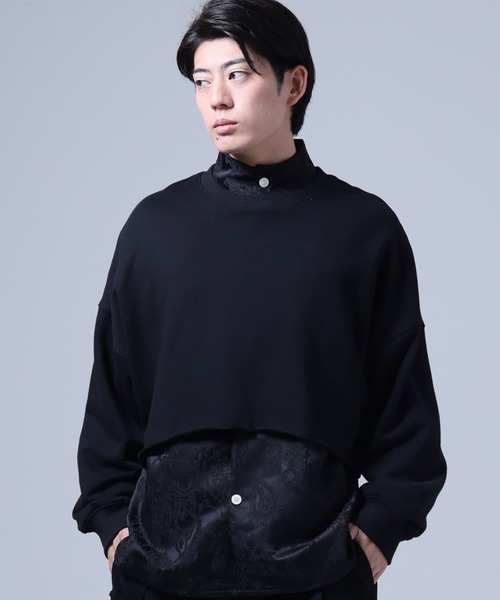 ショートカットオフスウェット Ruze トレーナー スウェット Cutoff short sweat shirt / カットオフ