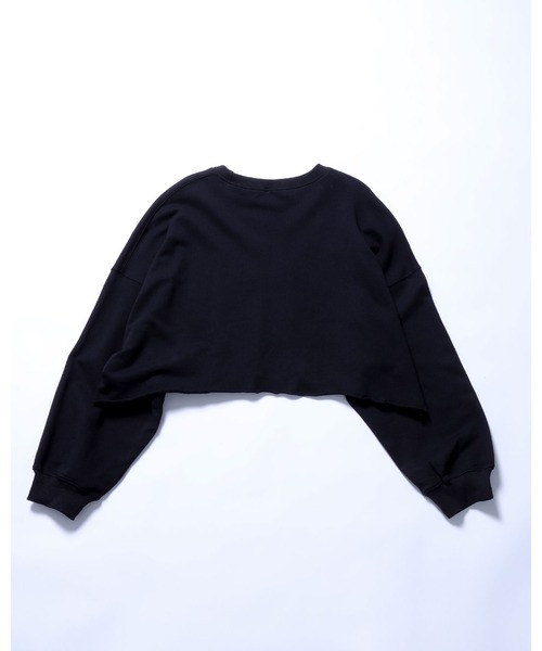 ショートカットオフスウェット Ruze トレーナー スウェット Cutoff short sweat shirt / カットオフ