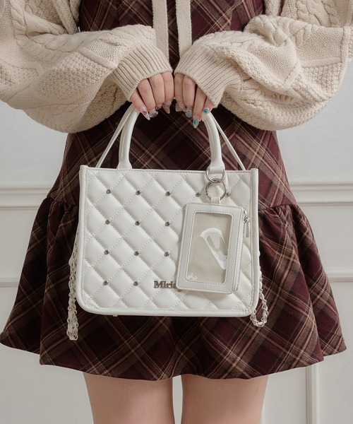 Miridy ショルダーバッグ バッグ カードケース付きビジューバッグ