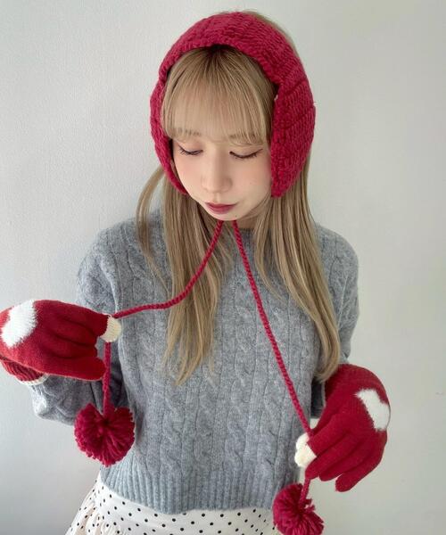 美品＊vivienne＊ハートファーイヤーマフ＊赤 Vivienne Westwood - ヴィヴィアン ハート型イヤマフ 未使用美品の通販