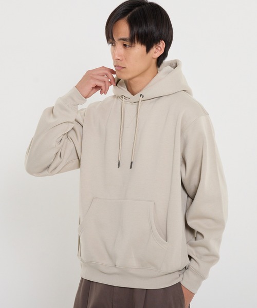 coca（コカ） パーカー 裏起毛 ポリエステル裏起毛ベーシックプル