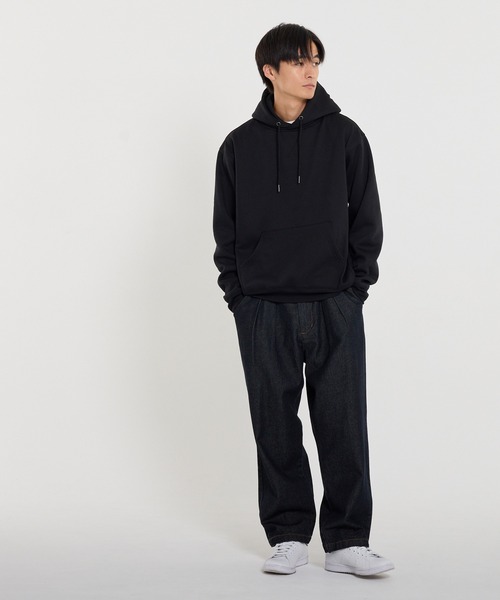 coca（コカ） パーカー ポリエステル裏起毛ベーシックプルパーカー