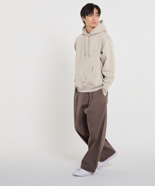 coca（コカ） パーカー ポリエステル裏起毛ベーシックプルパーカー