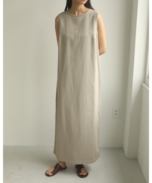 「TODAYFUL」 ノースリーブワンピース 36inch グレー レディース_画像2