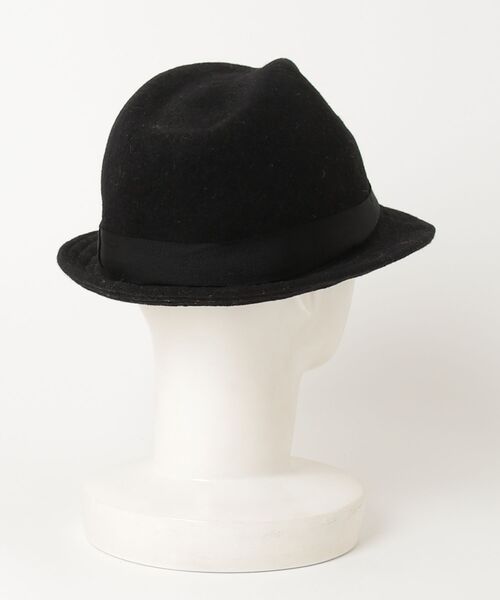 Borsalino」 ハット 59cm ブラック メンズ Borsalino ブラックウール