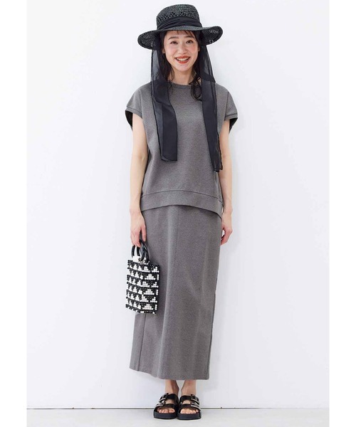 「Live in comfort」 セットアップ L グレー レディース_画像3