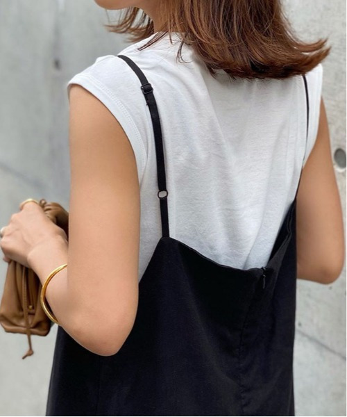 「ARCADE」 キャミソールワンピース FREE ブラック レディース_画像3