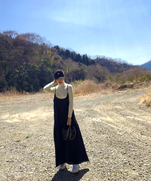 「ARCADE」 キャミソールワンピース FREE ブラック レディース_画像5