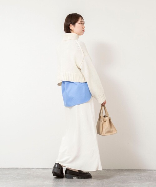 NOLLEY'S sophi ウォッシャブル サテンナロースカート NOLLEY'S Sophi（ノーリーズソフィー） スカート ウォッシャブル