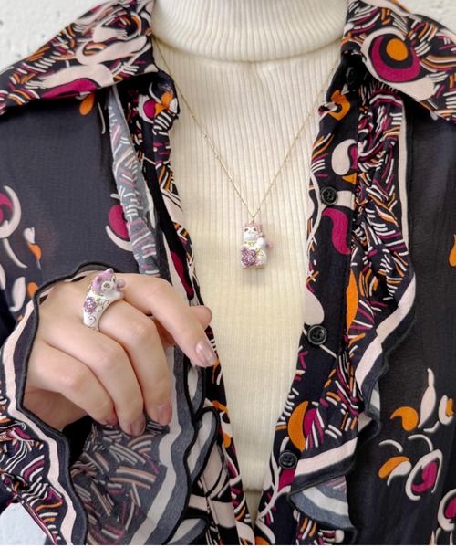 ANNA SUI（アナスイ） 指輪 リング 招き猫モチーフ リング レディース