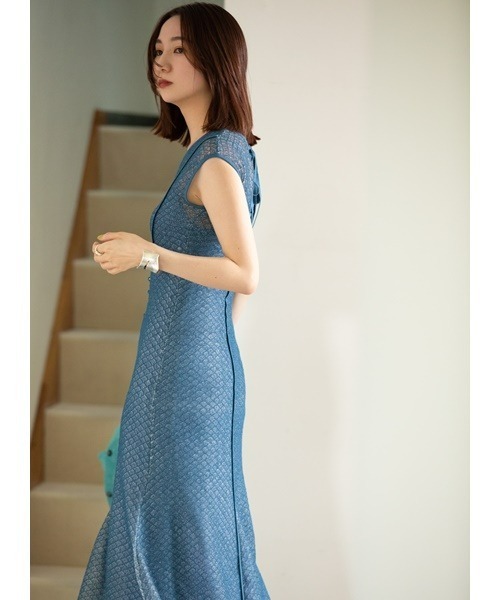 「FRAY I.D」 ノースリーブワンピース ONE SIZE ベージュ レディースの画像