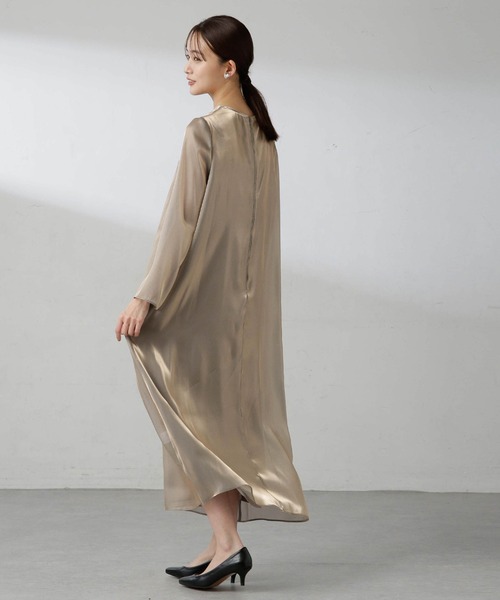 「kaene」 長袖ワンピース 2 ブラック レディース_画像6