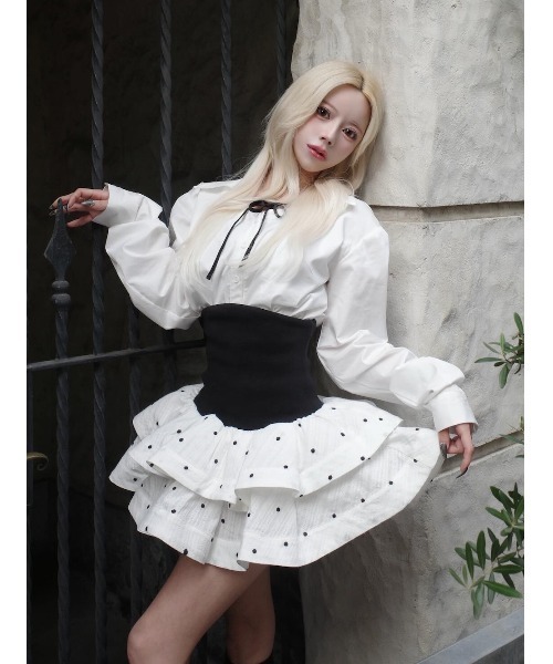 Darich（ダーリッチ） ワンピース ボリュームフレアセットアップ