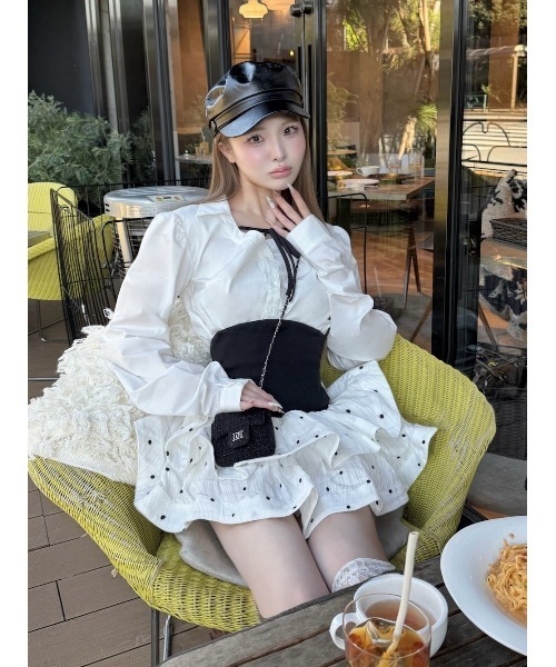Darich（ダーリッチ） ワンピース ボリュームフレアセットアップ