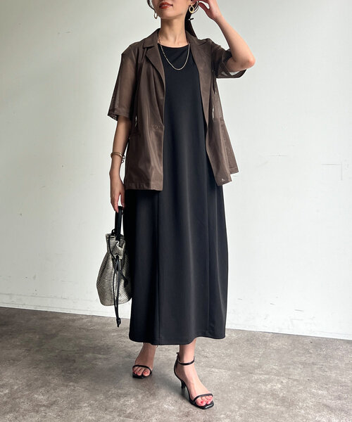 「Chez toi」 キャミソールワンピース FREE ブルー レディース_画像3