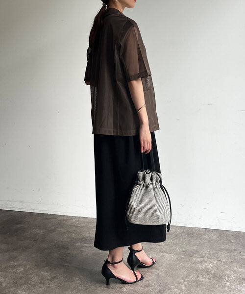 「Chez toi」 キャミソールワンピース FREE ブルー レディース_画像5