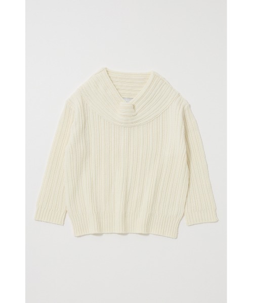 MOUSSY（マウジー） ニット セーター OVER RIB オフショルダー