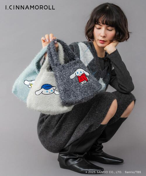 RODE SKO（ロデスコ） トートバッグ アイシナモロール ラメショッパー