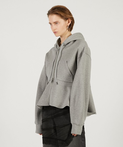 mgさま】PRANK PROJECT フリルジップアップパーカー FURFUR（ファー