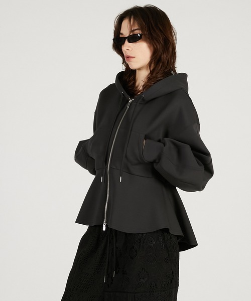 パーカー ペプラムフーディパーカー / Peplum Hoodie レディースの画像