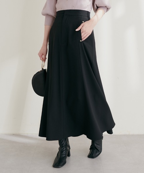 「natural couture」 フレアスカート FREE ブラック レディース_画像5