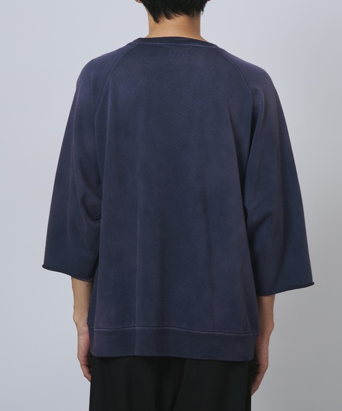 「B.C STOCK」 7分袖Tシャツ FREE ピンク メンズ_画像5